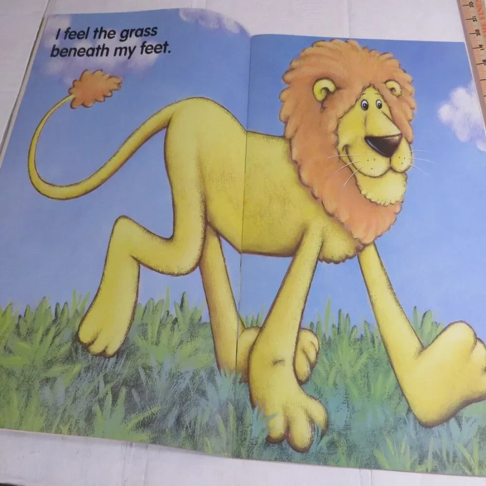 My Five Seasons A Lion’s Tale BIG BOOK (almost 2 feet tall) with teacher pages